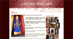 Desktop Screenshot of medieval-creation.com